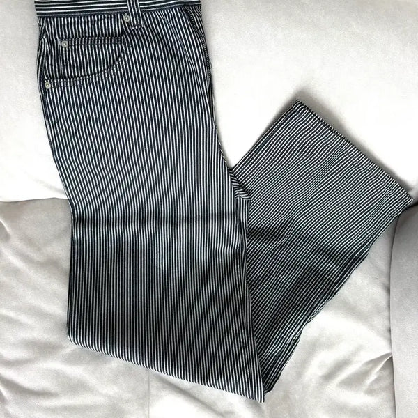 [BUNJANG] Massimo Dutti Striped Slacks Size 38 / 새상품 마시모두띠 스트라이프 팬츠 38사이즈