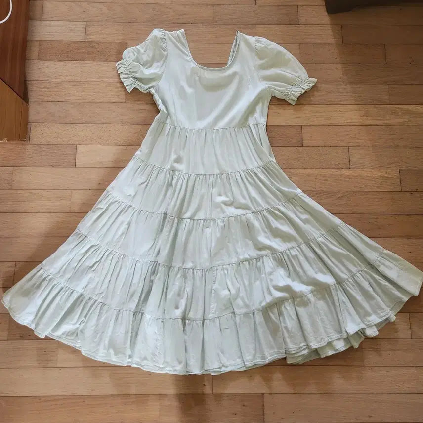 [BUNJANG] Long Dress - Sky Blue / 롱원피스
