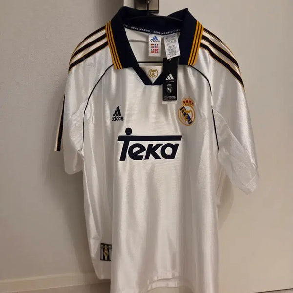 [BUNJANG] Adidas Real Madrid 99/00 Home Jersey White 2XL / 새상품(2XL)아디다스 레알 마드리드 99/00 홈 저지 화이트