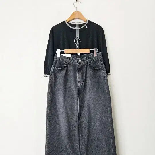 [BUNJANG] Denim Skirt (M) / 데님 스커트 새상품