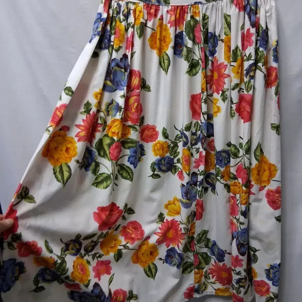 [BUNJANG] Floral Pattern Long Skirt - Size 29 / 플로럴 패턴 롱 스커트 29