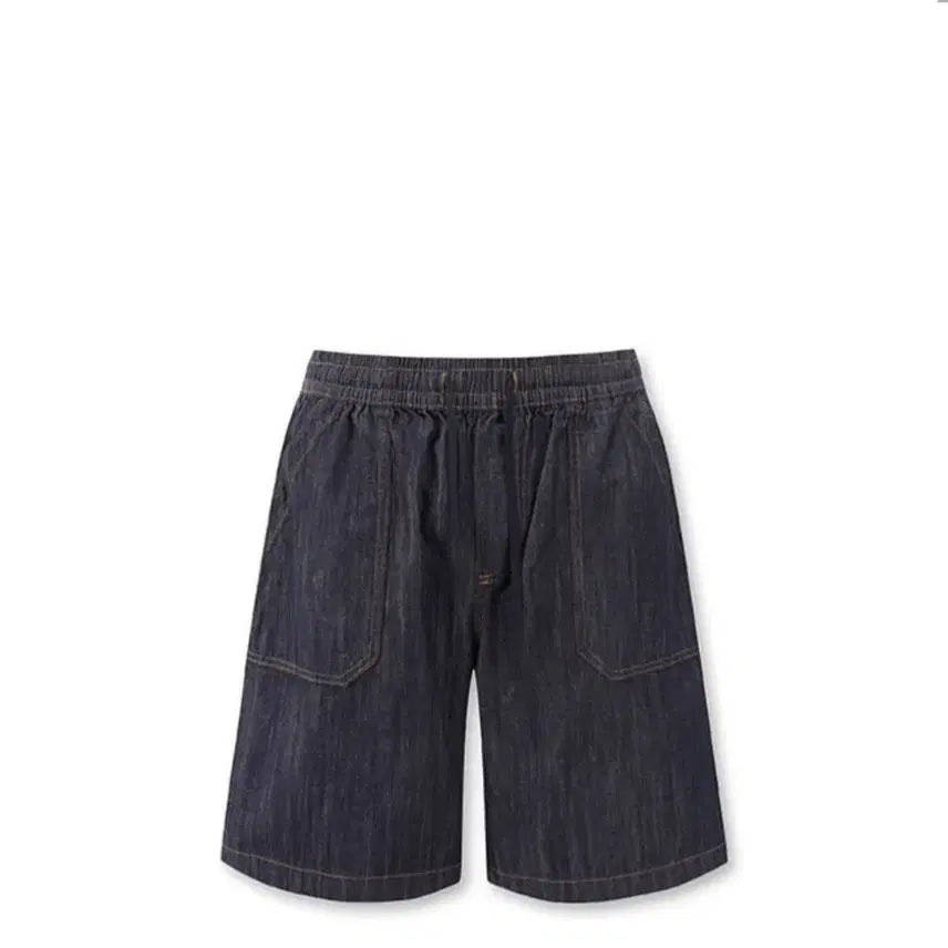 [BUNJANG] TOPTEN Indigo Denim Bending Shorts / 탑텐 인디고 데님 밴딩 반바지