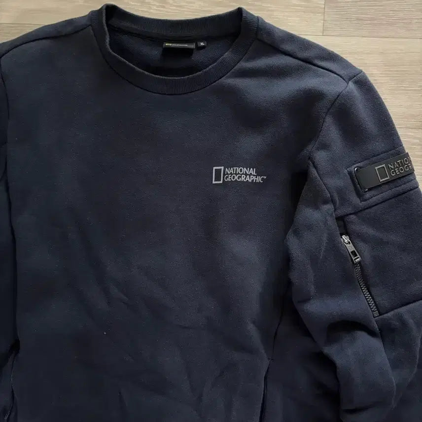 [BUNJANG] National Geographic Men's Sweatshirt Navy / 내셔널지오그래픽 맨투맨 네이비