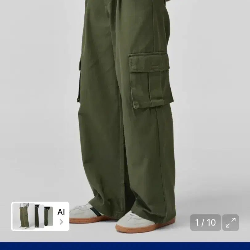 [BUNJANG] Agoody Khaki Cargo Pants Size 34 / 에이지오디 카키 카고팬츠 34