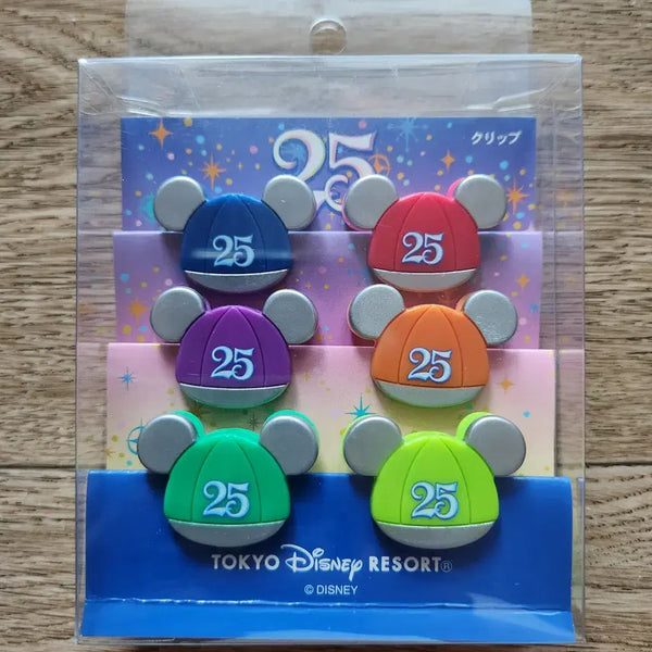 [BUNJANG] Tokyo Disneyland 25th Anniversary Clip Set (6 Pieces) / 도쿄 디즈니랜드 25주년 클립 세트 (6개)