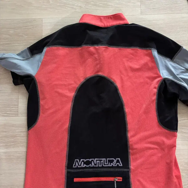 [BUNJANG] Montura Long Sleeve T-Shirt (Pink/Black/Gray) / 몬츄라 긴팔 티셔츠 핑크/블랙/그레이