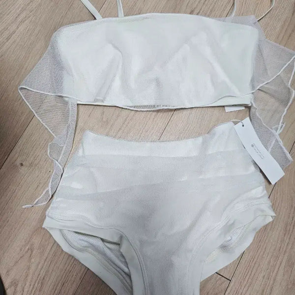[BUNJANG] Minuet Frill Pole Dance Set - Size S / (새상품)미뉴엣 프릴 폴웨어 세트 S