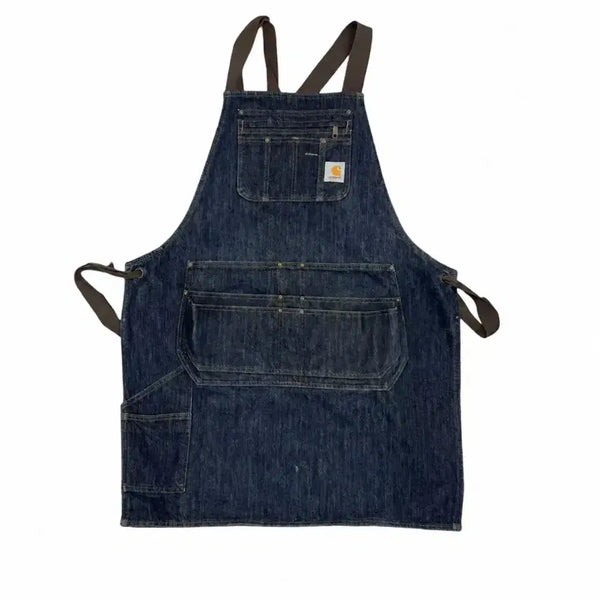 [BUNJANG] Carhartt Denim Bib Work Apron / 칼하트 데님 멜빵 작업 앞치마 에이프런
