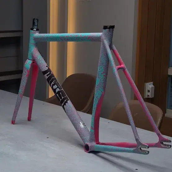 [BUNJANG] Bianchi Supertrack Custom Painted Frame / 비앙키 슈퍼트랙 커스텀프레임 판매,교신