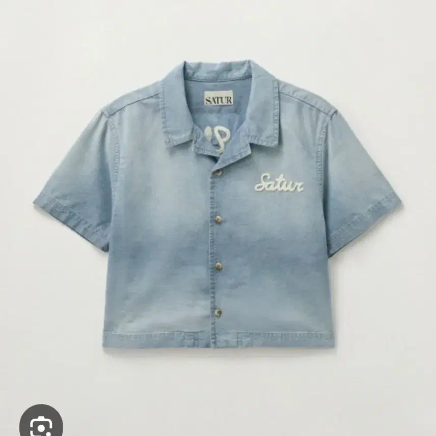 [BUNJANG] Satur Voyage Denim Shirt Light Blue / (25년) 세터 본 보야지 데님 셔츠 라이트 블루 SATUR