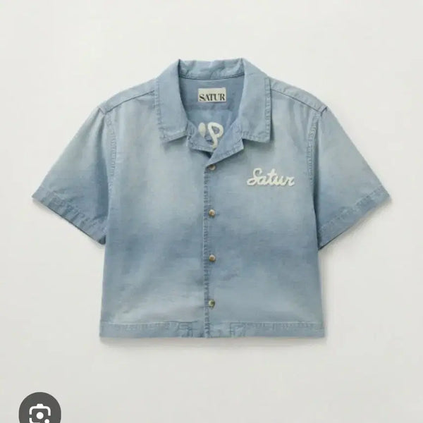 [BUNJANG] Satur Voyage Denim Shirt Light Blue / (25년) 세터 본 보야지 데님 셔츠 라이트 블루 SATUR