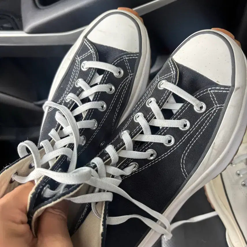 [BUNJANG] Converse Sneakers Black Platform / 컨버스 스니커즈