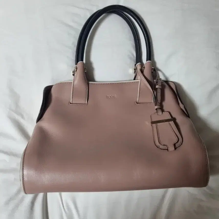 [BUNJANG] Tod's Pink Leather Tote Bag / 토즈 토트백