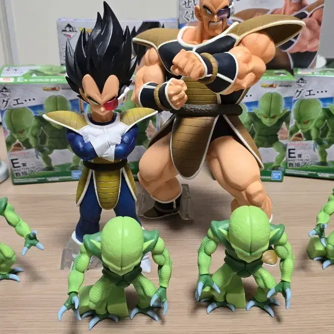 [BUNJANG] Dragon Ball Vegeta, Nappa, Saibaman Figure Set / 드래곤볼 피규어 베지터 네퍼 재배맨 세트