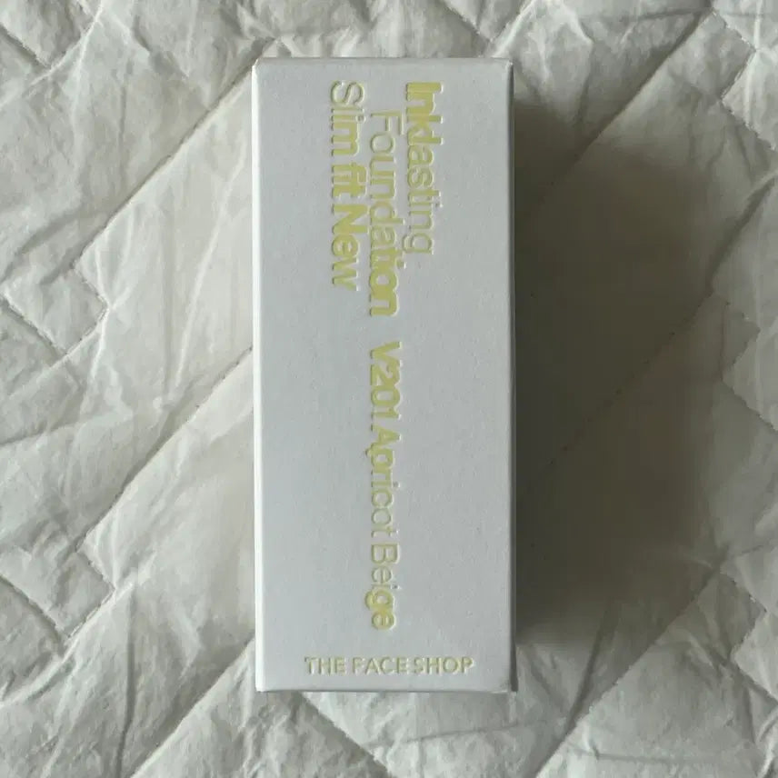 [BUNJANG] The Face Shop Lasting Foundation Slim Fit Apricot Beige / 더페이스샵 잉크래스팅 파운데이션 파데 슬림핏 애프리콧 베이지