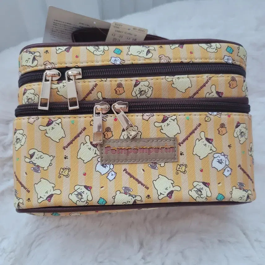 [BUNJANG] Abail Limited Sanrio Pompompurin Vanity Pouch / 아베일 한정 산리오 폼폼푸린 버니티 파우치