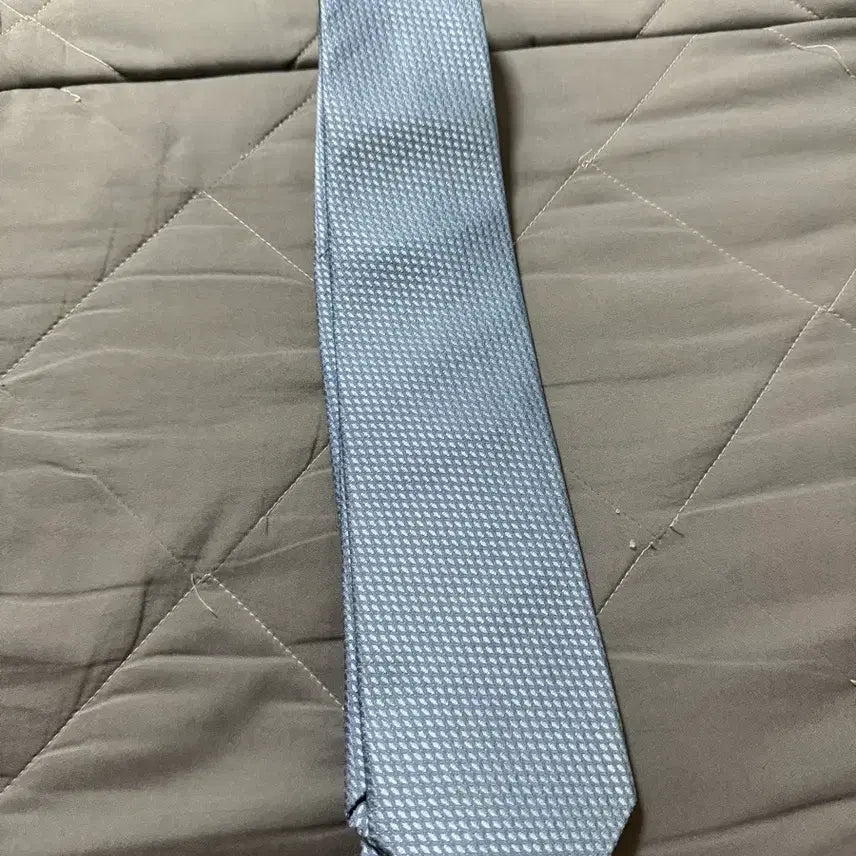 [BUNJANG] Metrocity Blue Silk Necktie / 메트로 시티 넥타이 블루
