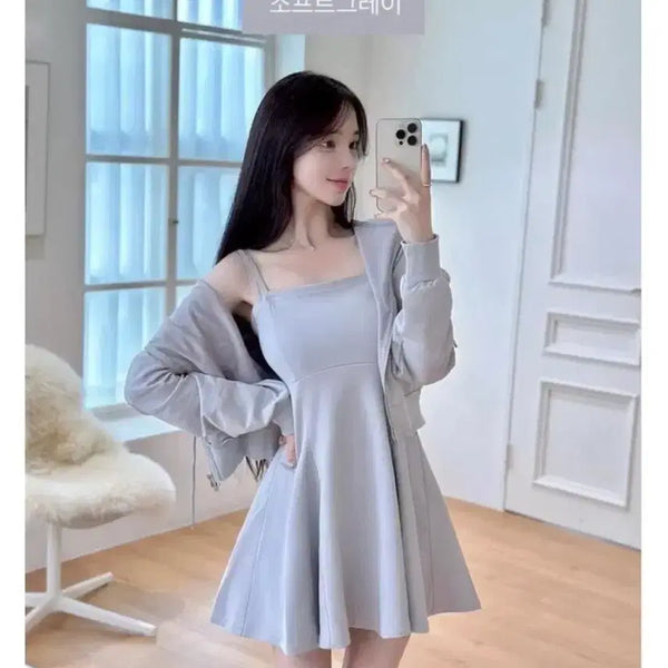 [BUNJANG] Meiyoon 365 Training Sleeveless Mini Dress / 메이윤 365 트레이닝 나시 미니원피스