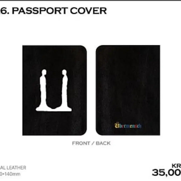 [BUNJANG] G-Dragon Weaversmans Passport Cover / GD 위버멘쉬 패스포트커버 여권커버 새상품 지드래곤