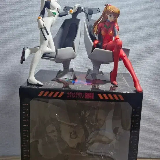 [BUNJANG] Evangelion Rei Ayanami Asuka Langley Soryu "Girl with Chair" Bundle Set / 신세기 에반게리온 레이 아스카 Girl with Chair 일괄
