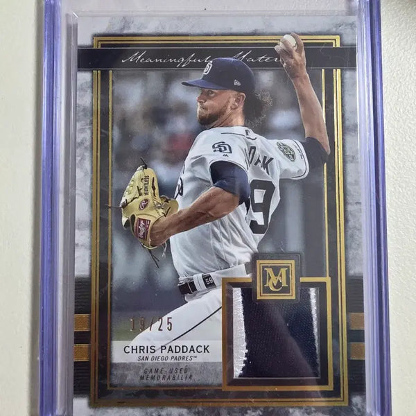 [BUNJANG] Chris Flexen 2020 Samsung Lions Foreign Pitcher Gold Uniform Card / 2020 mlb 크리스 페덱 삼성라이온즈 외국인투수 골드 유니폼카드