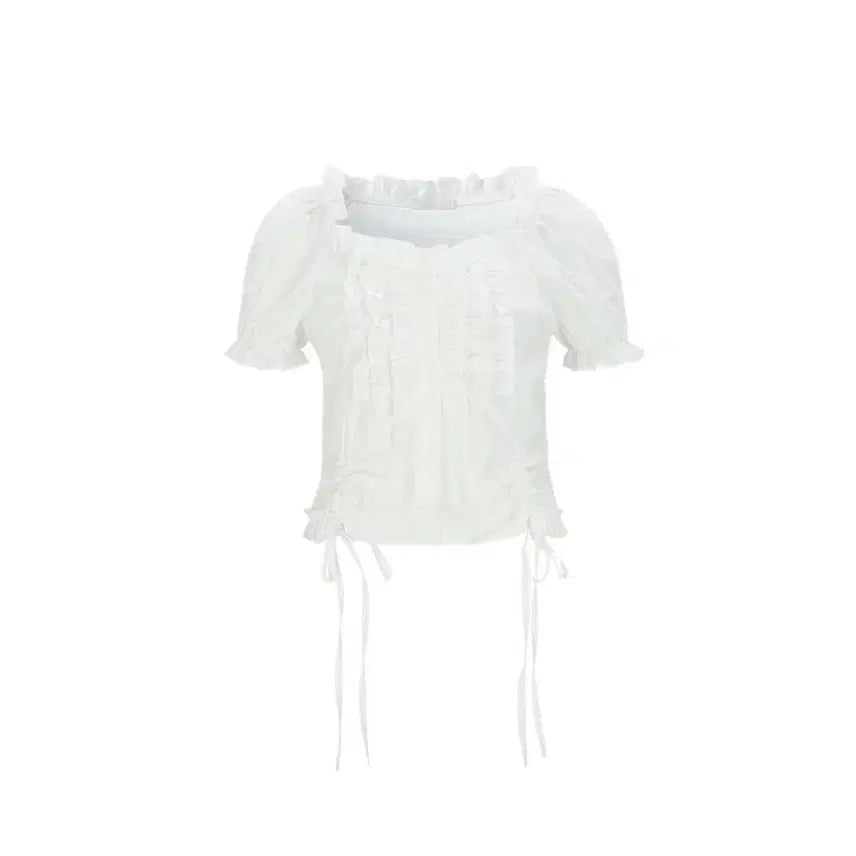 [BUNJANG] Lucirju Frill Blouse / 루시르주 프릴 블라우스