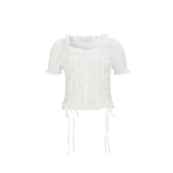 [BUNJANG] Lucirju Frill Blouse / 루시르주 프릴 블라우스