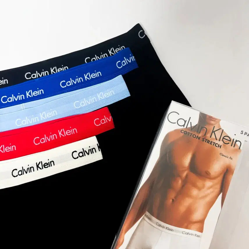 [BUNJANG] Calvin Klein Men's Underwear 5-Pack / [미개봉/새상품]캘빈클라인 남자 팬티 5종