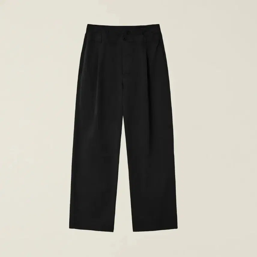 [BUNJANG] EE Double Waist Cotton Pants Black M / EE 누마레 더블웨이스트 코튼 팬츠 블랙m