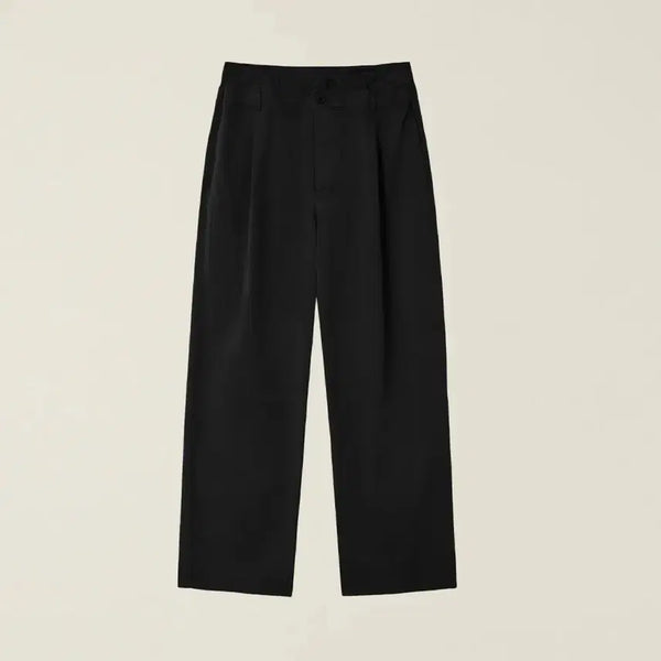 [BUNJANG] EE Double Waist Cotton Pants Black M / EE 누마레 더블웨이스트 코튼 팬츠 블랙m