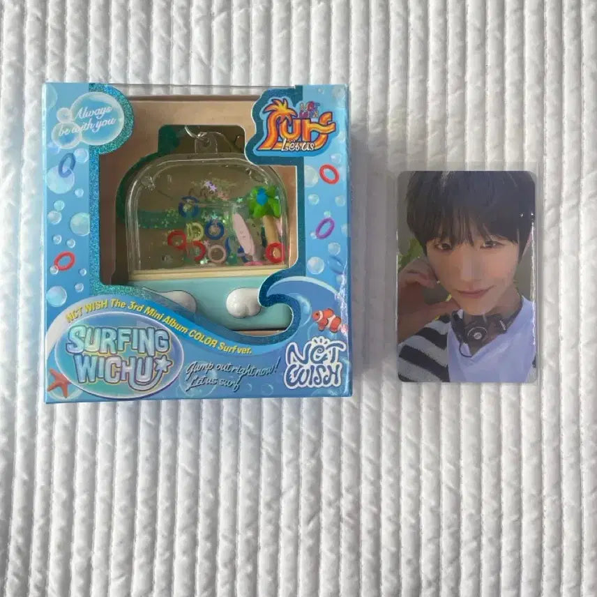 [BUNJANG] NCT WISH Surfing Album Keyring (Sealed) / 엔시티위시 서프 키링 개봉 앨봄 (구성품 다 포함)