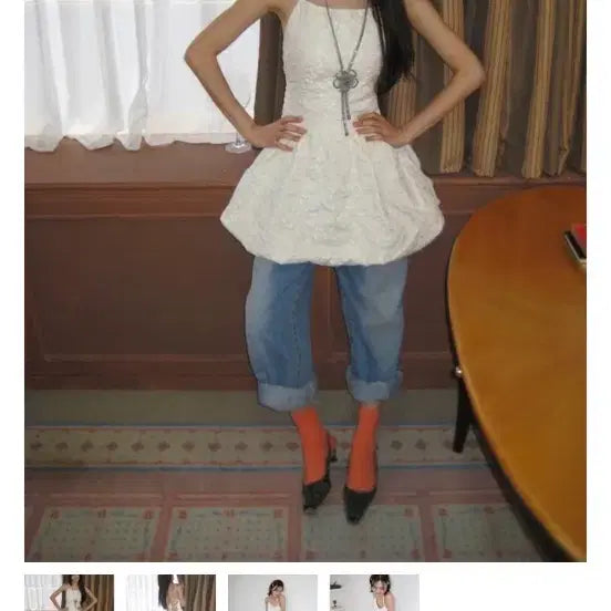 [BUNJANG] Seasee Flo Bustier Dress Ivory (New) / seasee Flo Bustier Dress 새제품