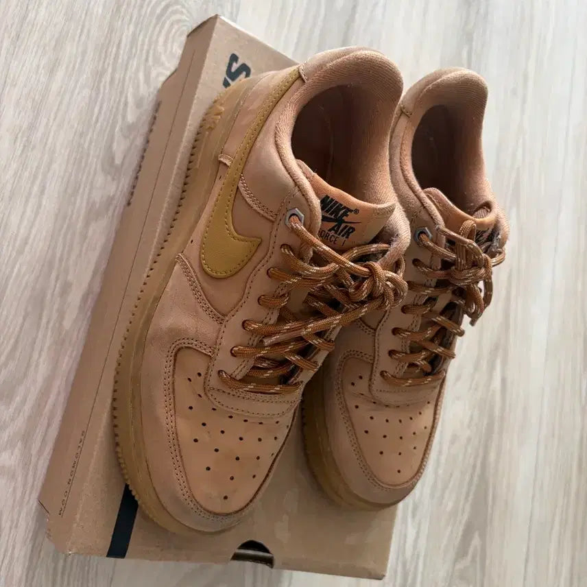 [BUNJANG] Nike Air Force 1 'Wheat' Sneakers / 나이키 에어포스1 된장포스
