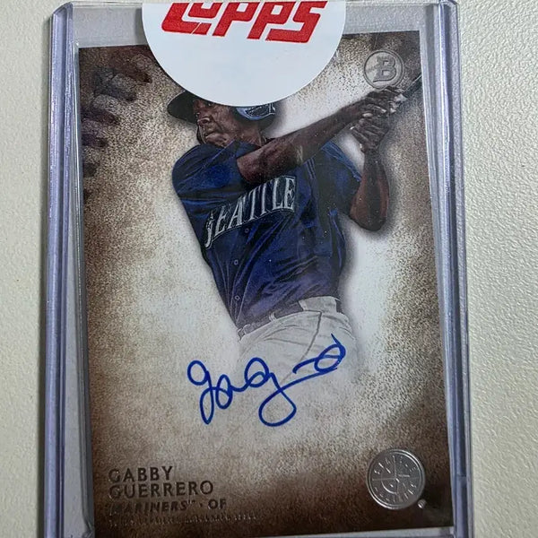 [BUNJANG] 2015 MLB Gabi Guerrero Autographed Seattle Mariners Baseball Card / 2015 mlb 가비 게레로 친필오토카드 시애틀매리너스