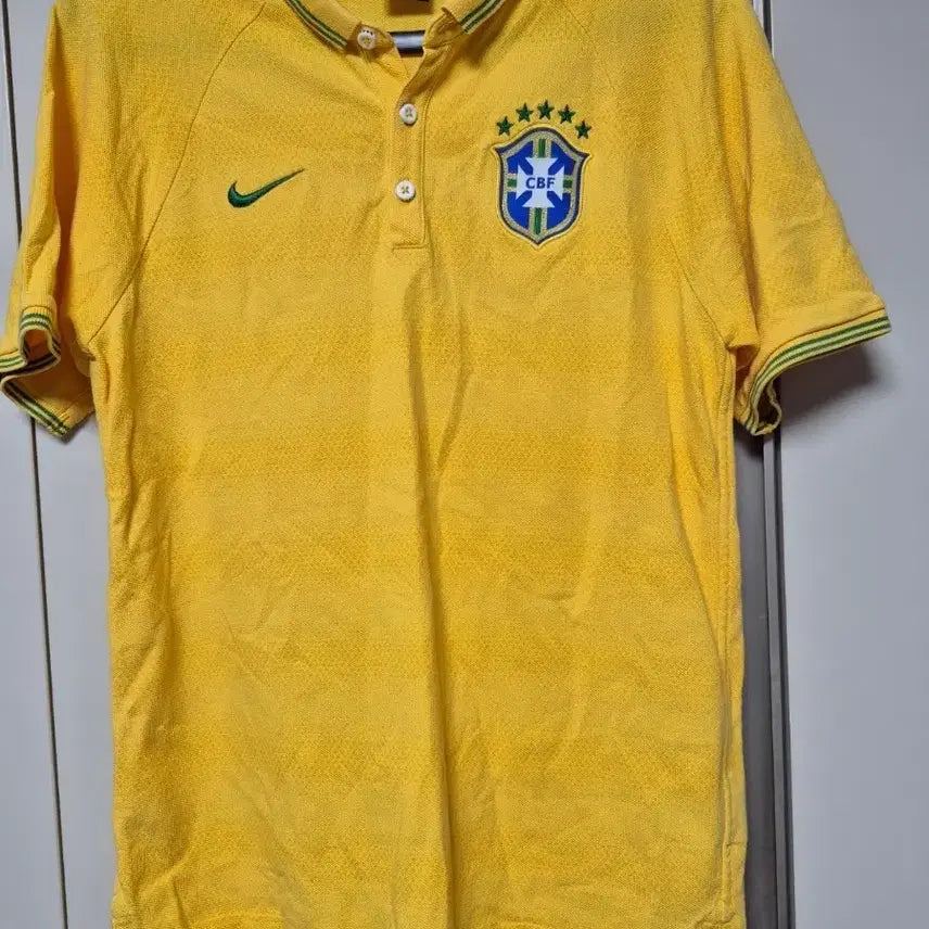 [BUNJANG] Nike Brazil Authentic Short Sleeve Polo Shirt Size 100 / 나이키 정품 브라질 반팔 카라티 100사이즈 판매합니다