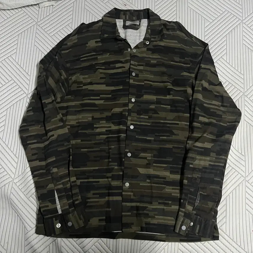 [BUNJANG] Zara Vintage Camo Pattern Military Shirt Jacket / 자라 밀리터리 셔츠자켓 L 빈티지 카모 패턴 아메카지