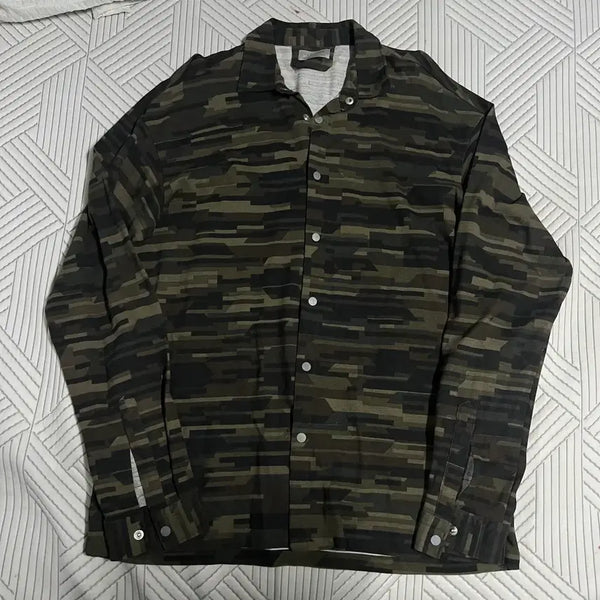 [BUNJANG] Zara Vintage Camo Pattern Military Shirt Jacket / 자라 밀리터리 셔츠자켓 L 빈티지 카모 패턴 아메카지