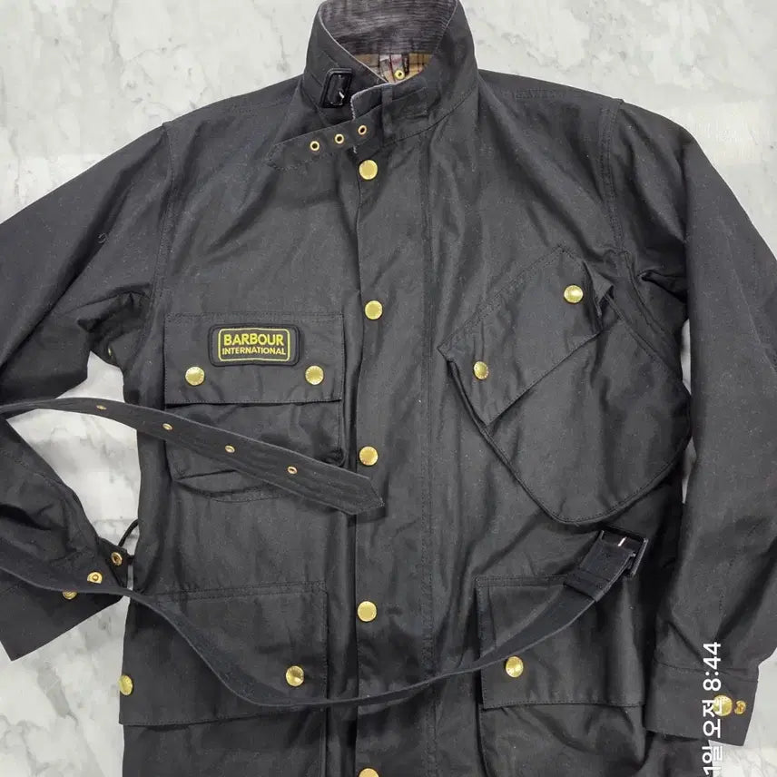 [BUNJANG] Barbour International Tailored Fit Jacket / 38 바버 인터네셔널 (허리 수선제품)