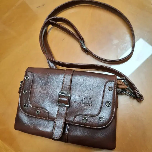 [BUNJANG] SXM Shoulder Bag Brown Leather / SXM 숄더백 브라운