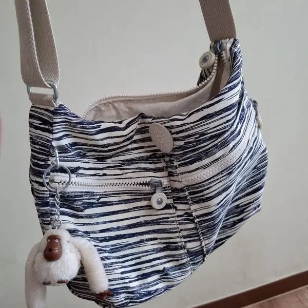 [BUNJANG] Kipling Stripe Crossbody Bag / 키플링 크로스백