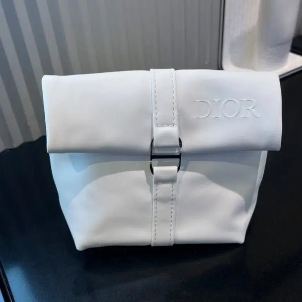 [BUNJANG] Dior White Leather Belt Pouch / 디올 화이트 벨트 파우치 새상품