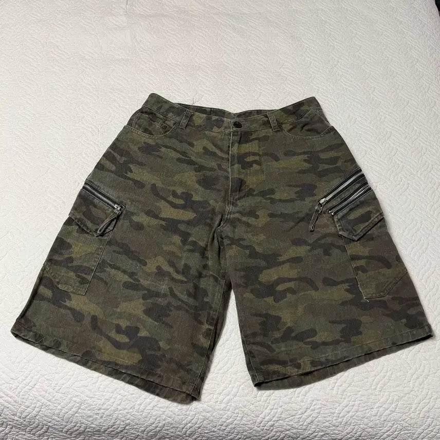 [BUNJANG] OY Camo Cargo Shorts / [m]오와이 카모 카고 팬츠 쇼츠 반바지