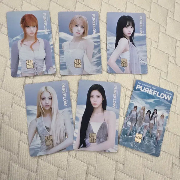 [BUNJANG] LE SSERAFIM PUREFLOW Namane Card Set (All 6 Types) / 르세라핌 PUREFLOW 나마네카드 전6종 세트