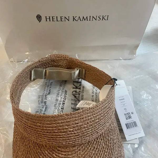 [BUNJANG] Helen Kaminski Raffia Sun Cap Nude OS / 헬렌카민스키 라피아 썬캡 누드 OS