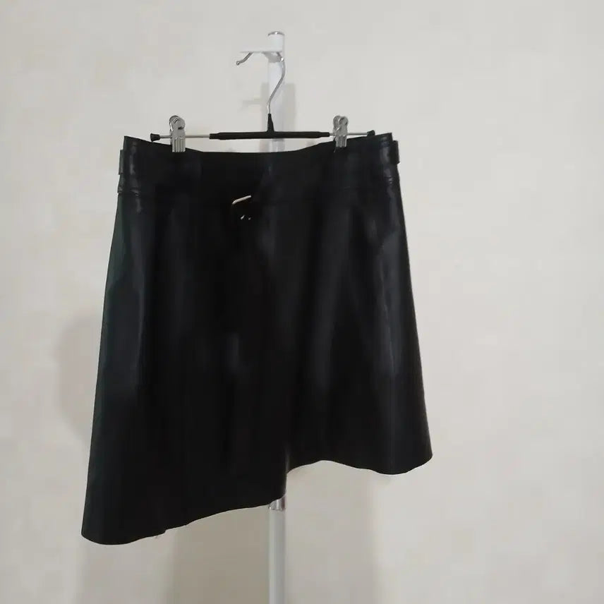 [BUNJANG] Massimo Dutti Natural Lambskin Belted Skirt / 마시모두띠 천연양가죽 벨티드 스커트