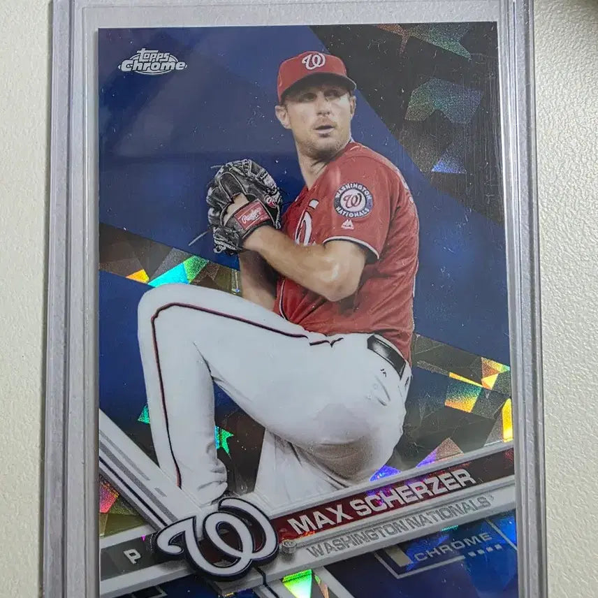 [BUNJANG] 2017 MLB Max Scherzer Topps Chrome Sapphire Edition Card / 2017 mlb 맥스 슈어저 탑스 크롬 사파이어 에디션 카드 판매 워싱턴네셔널스
