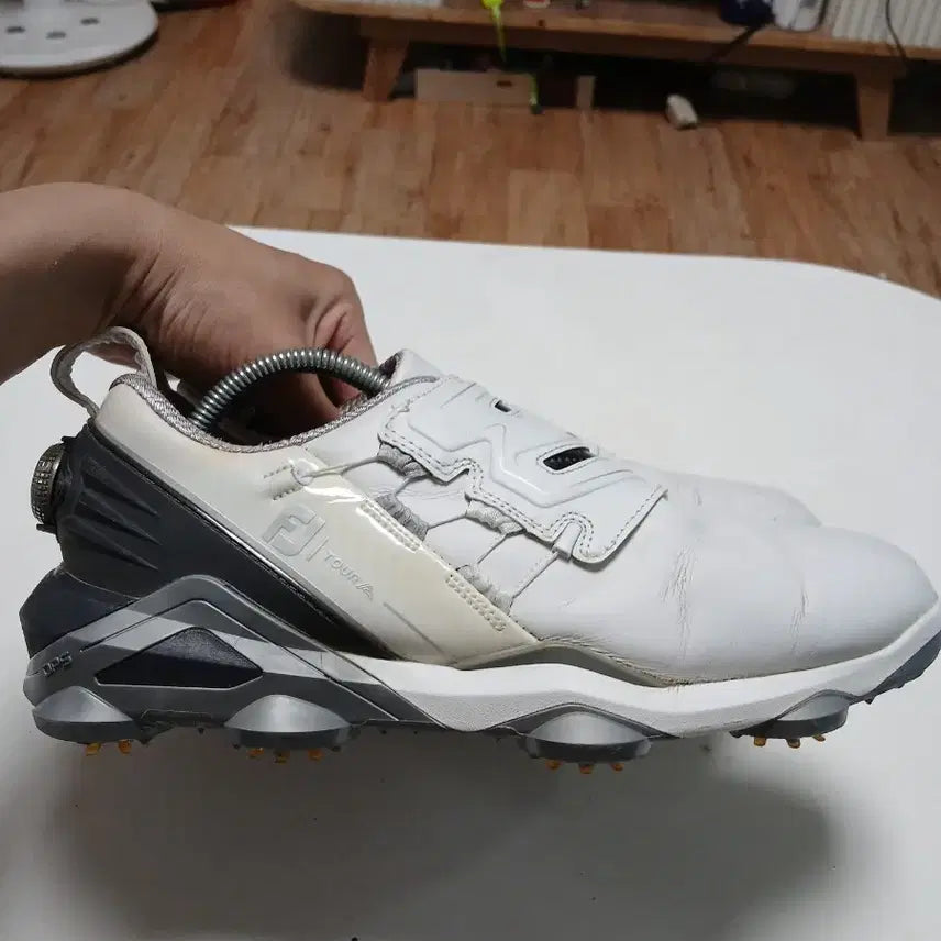[BUNJANG] FootJoy Tour Golf Shoes White 270 / 풋조이 투어 골프화 화이트270