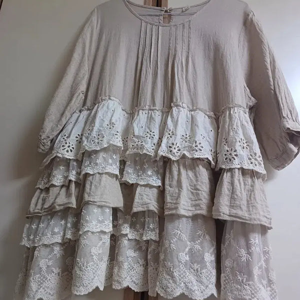 [BUNJANG] Lace Frill Blouse / 레이스프릴 블라우스