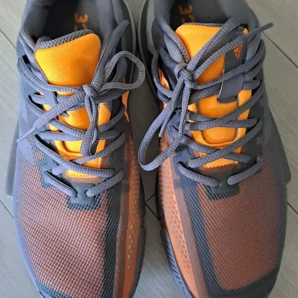 [BUNJANG] Adidas Running Shoes Grey Orange / 아디다스 운동화 그레이 오렌지