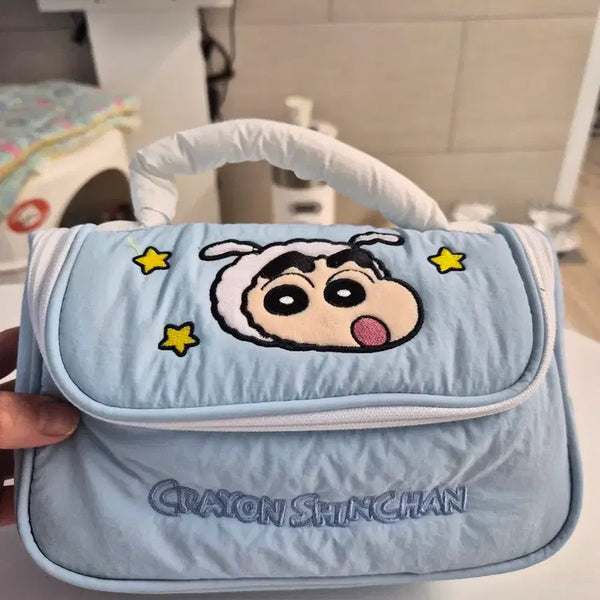 [BUNJANG] Crayon Shin-chan Shiroi Inu Pouch / 짱구 흰둥이파우치